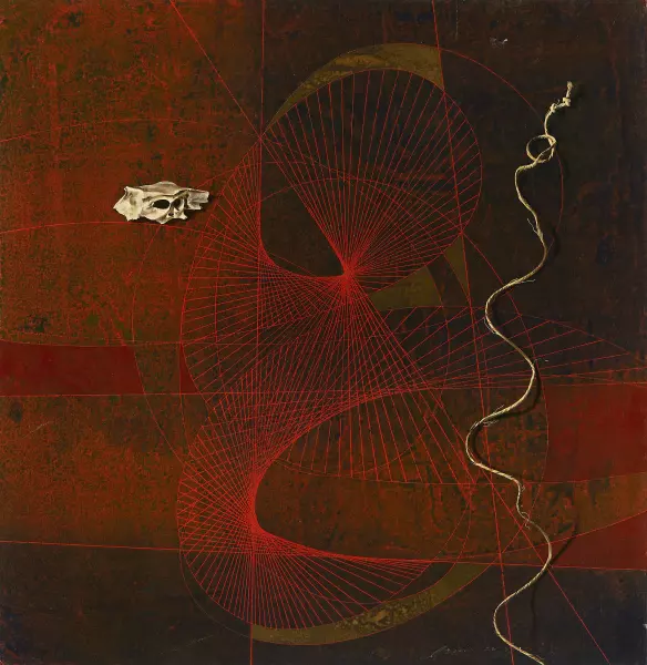 Spirals, Skull, and String