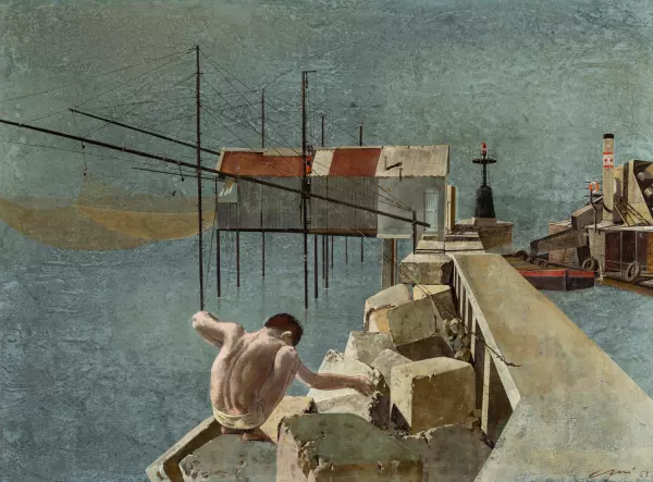 Auf der Mole von Rimini