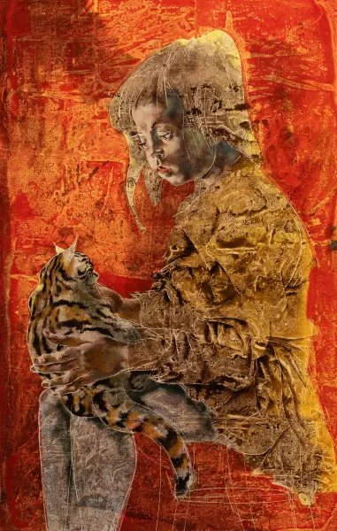 Sibylle mit Katze