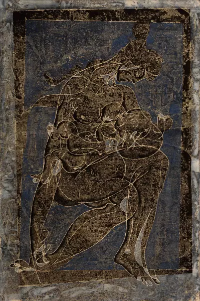 Maternité. Noir et blanc. 1967