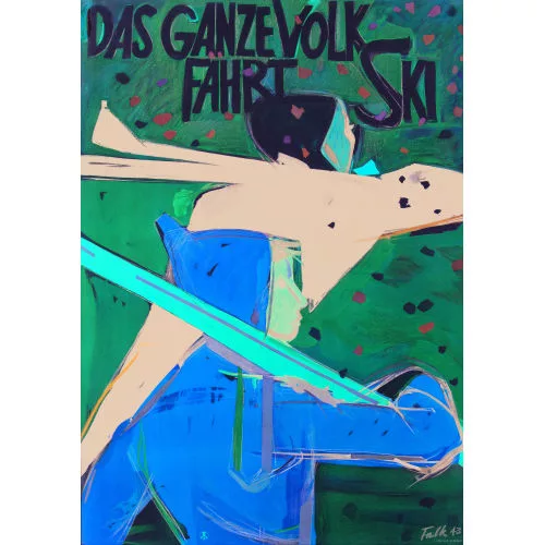 Hans Falk — "Das ganze Volk fährt Ski".