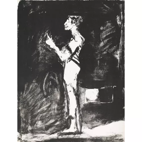 "Hans Falk zeichnet Marcel Marceau"
