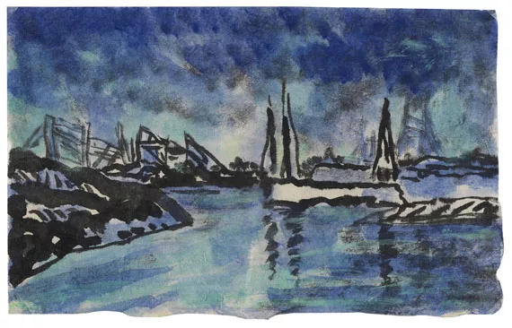 Hans Fehr — Hafeneinfahrt