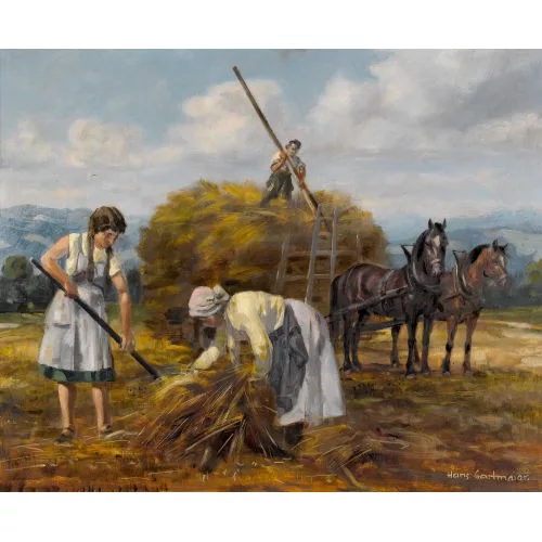 Hans Gartmeier — Die Heuernte.