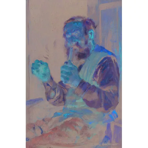 Hans Gartmeier — Betagter Pfeifenraucher.