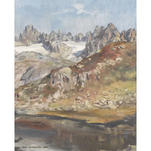 Hans Gartmeier — Felsige Alpenlandschaft.