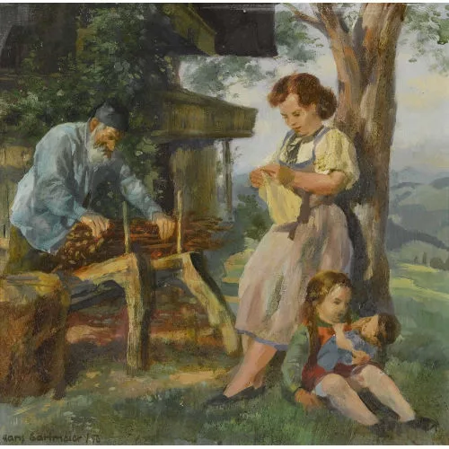 Hans Gartmeier — "Der Wedelenmacher (Emmental)".