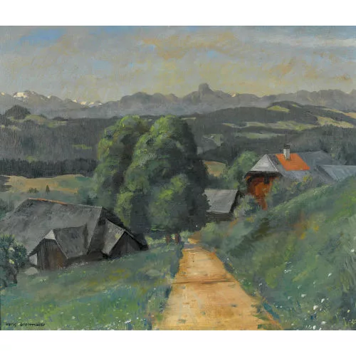 Hans Gartmeier — "Blick vom Chuderhüsi auf Stockhorn".
