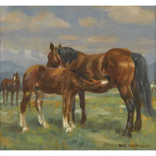 Hans Gartmeier — "Pferde".