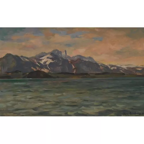 Thunersee mit Stockhornkette