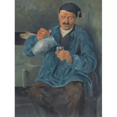 "Bauer auf dem Ofen"