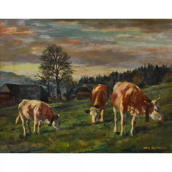 "Weidende Kühe"