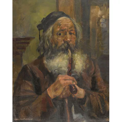 Hans Gartmeier — Alter Bauer mit Pfeife.