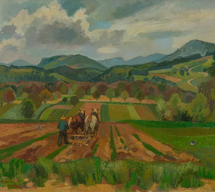 Hans Hessen — Ackerlandschaft, 1941