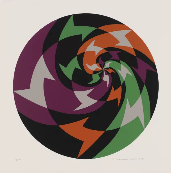 Hans Hinterreiter — 2 Blätter: Ohne Titel 1961-1985; Ohne Titel 1977