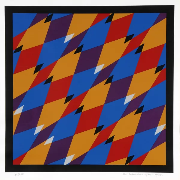 Hans Hinterreiter — 3 Blätter: Komposition, 1940-1985; Komposition 1961-1985; Komposition
