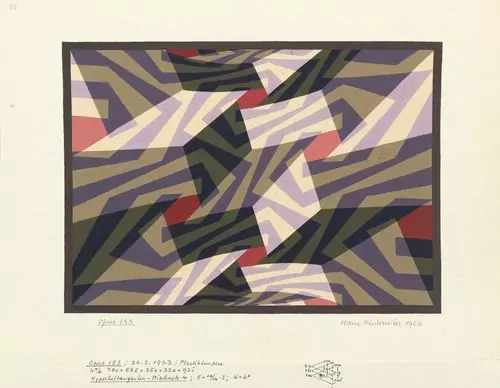 HINTERREITER, HANS — Opus 1523. 1963. — Koller Auktionen