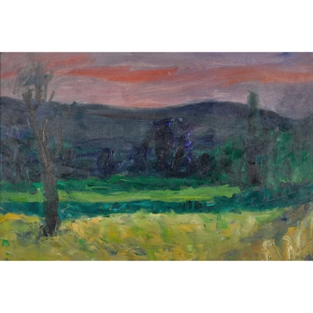 Landschaft im Abendrot