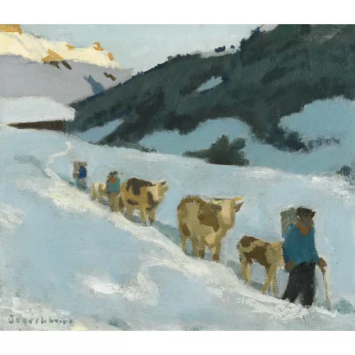 Hans Jegerlehner — "Winterlandschaft".