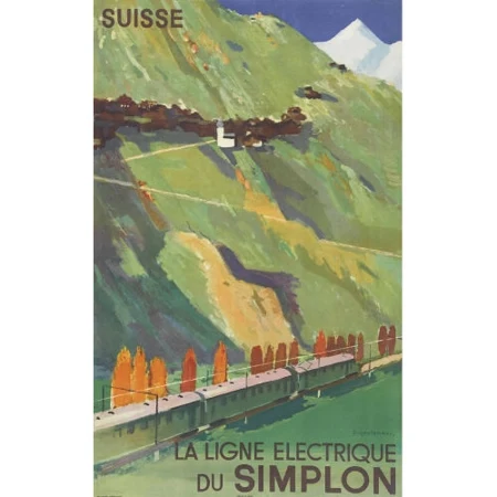 "La ligne éléctrique du Simplon"