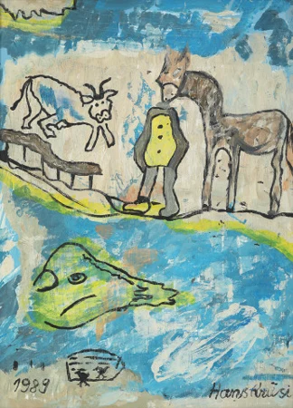 Mensch mit Tieren, 1989
