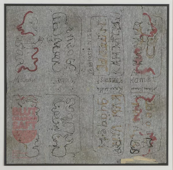 Hans Krüsi — Fratzenwesen, Komunist, Kamel