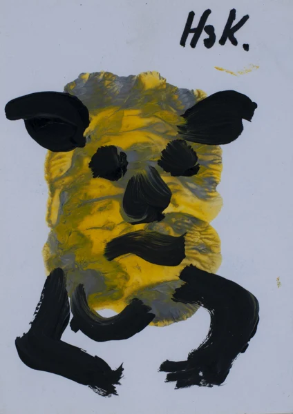 Hans Krüsi — 2 Werke: Hund; Hase