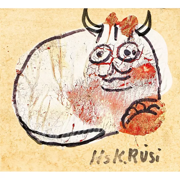 Hans Krüsi — Liegende Kuh.