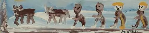 HANS KRÜSI — Winterspaziergang. — Koller Auktionen