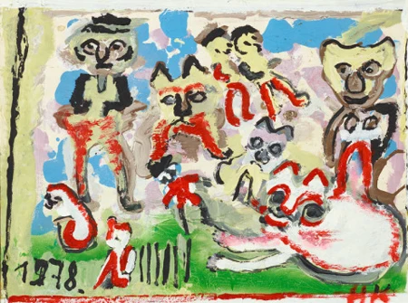 Figuren und Katzen, 1978