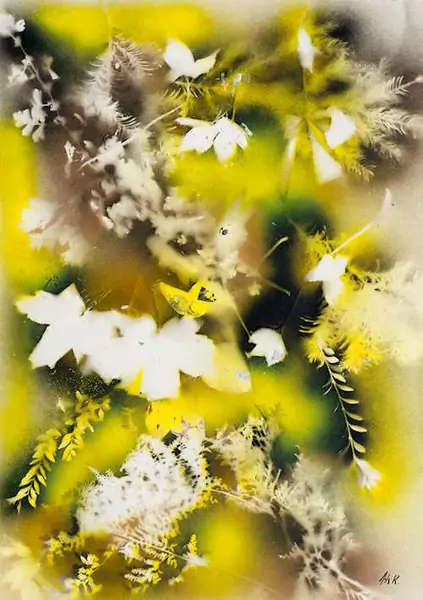HANS KRÜSI — Blätter, Farne und Ranken. (Leaves, ferns and tendrils) — Koller Auktionen