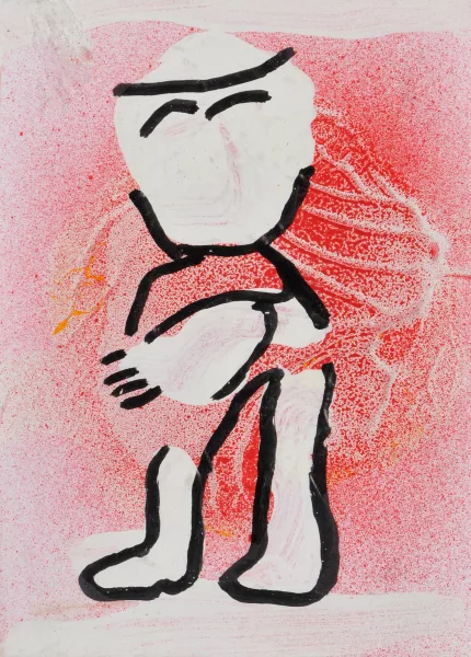 Hans Krüsi — Lot von zwei Zeichnungen: Bär