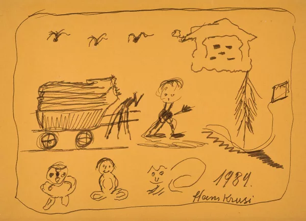 Hans Krüsi — Frühling auf der Weide