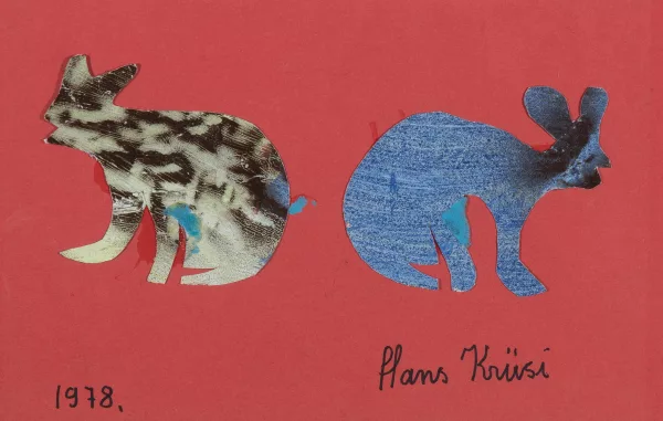 Hans Krüsi — Zwei Hasen