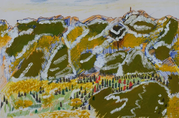 Hans Krüsi — Alpstein mit Säntis