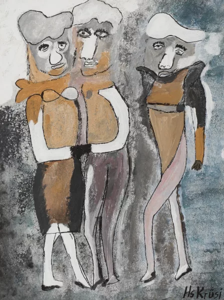 Hans Krüsi — Paar und Einzelner