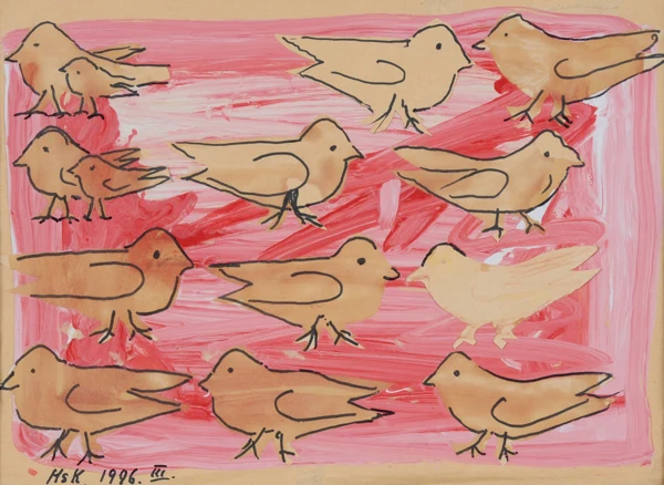 Hans Krüsi — Vögel, 1986
