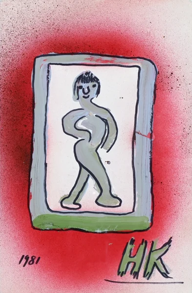 Hans Krüsi — 2 Werke: Ohne Titel, 1981, Ohne Titel