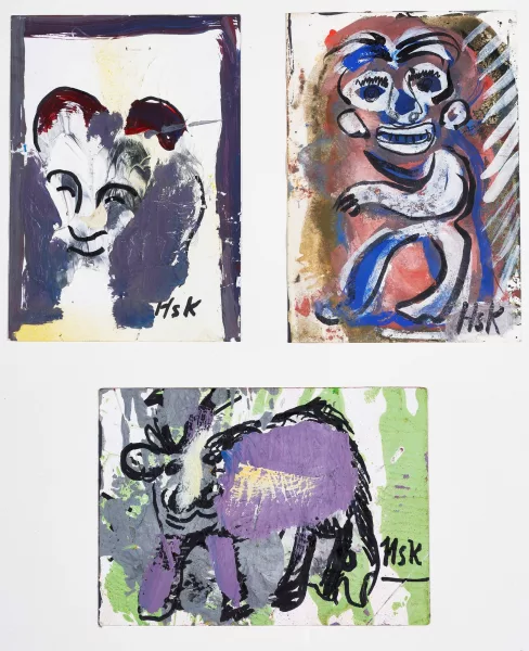 Hans Krüsi — 3 Zeichnungen: Ohne Titel