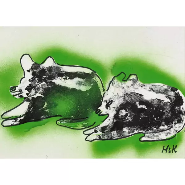 Zwei Fabeltiere