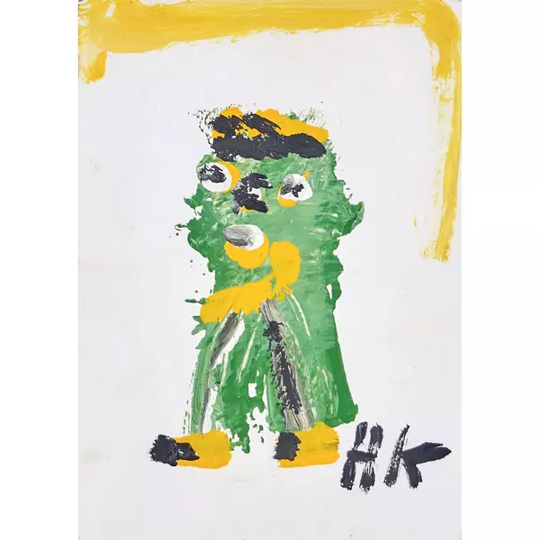 Grünes Männchen