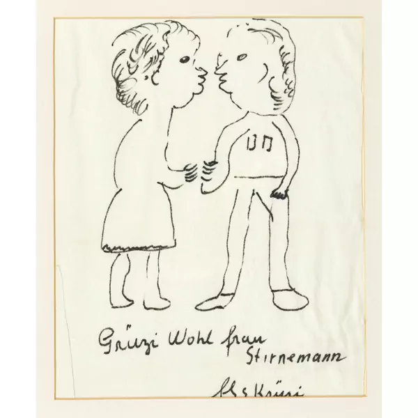 "Grüzi Wohl Frau Stirnemann"