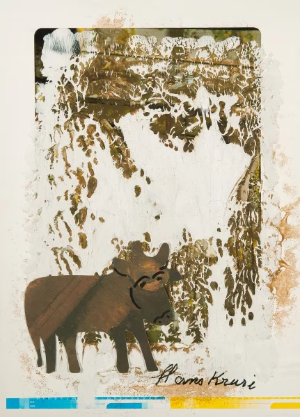 Hans Krüsi — Kuh im Wald