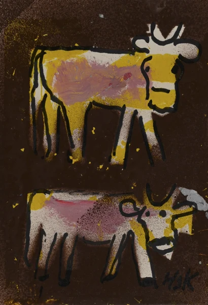 Hans Krüsi — Zwei Kühe