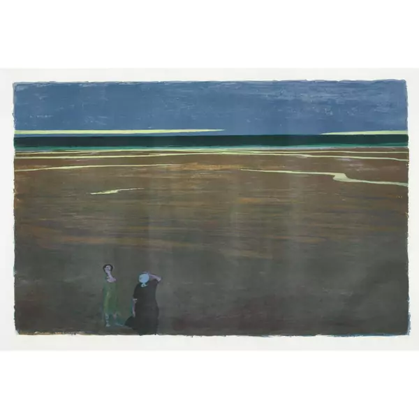 Zwei Frauen am Strand