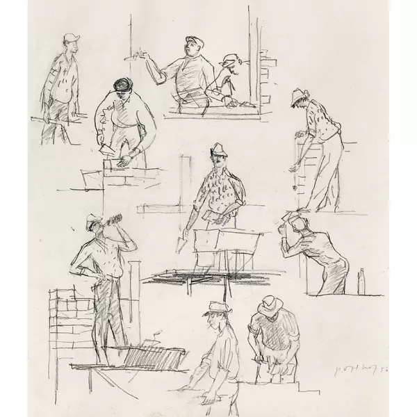 "Auf der Baustelle"