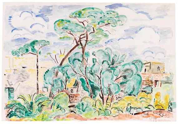 Hans Purrmann — Südliche Landschaft (Ischia)