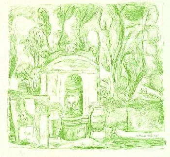 Hans Purrmann — Brunnen in Levanto