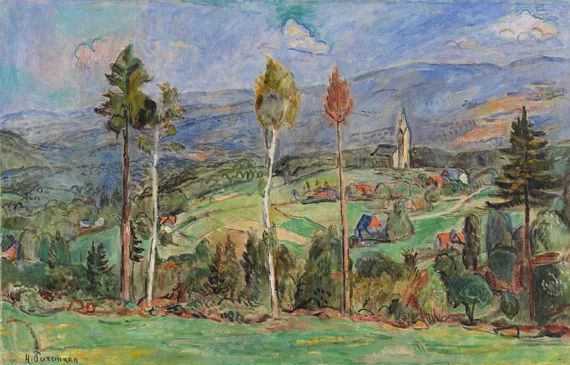 Hans Purrmann — Schlesische Landschaft
