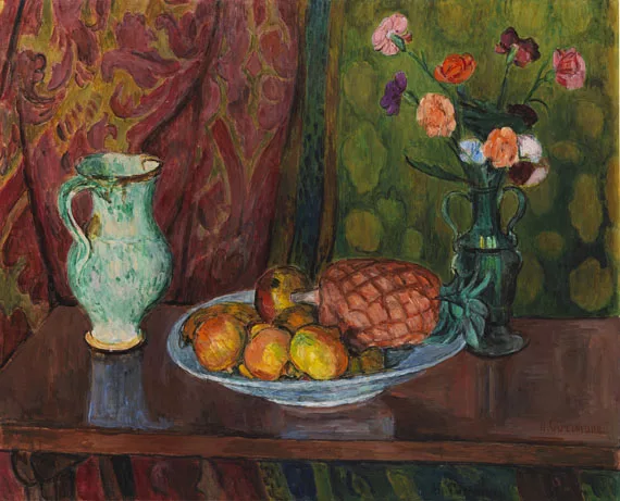 Hans Purrmann — Stillleben mit Früchten und Krug